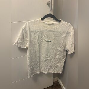 Bella Mae Women’s White Los Angeles Embroidered T Shirt Size M